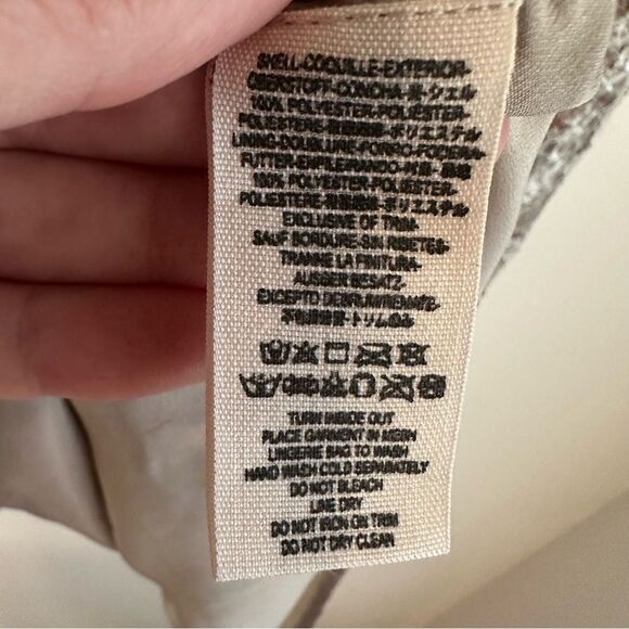 Free People Midnight Dreamer Shattered Glass Silver and Cream Mini Dress Size S - Picture 9 of 10